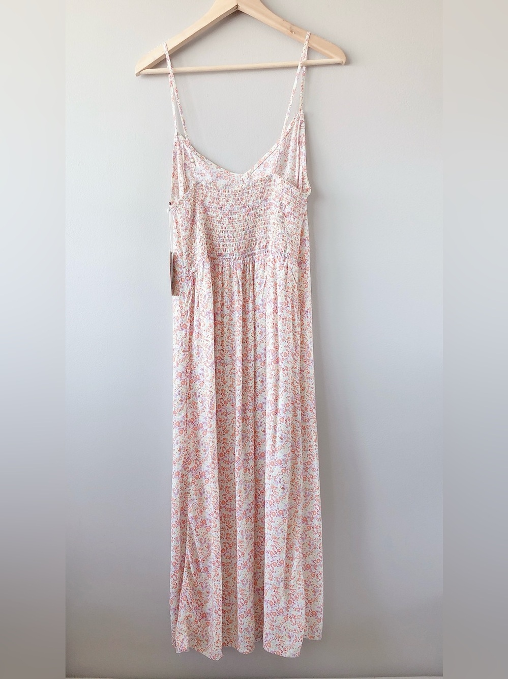 Harlow floral midi dress XL pink lightweight summer dress - Picture 3 of 13